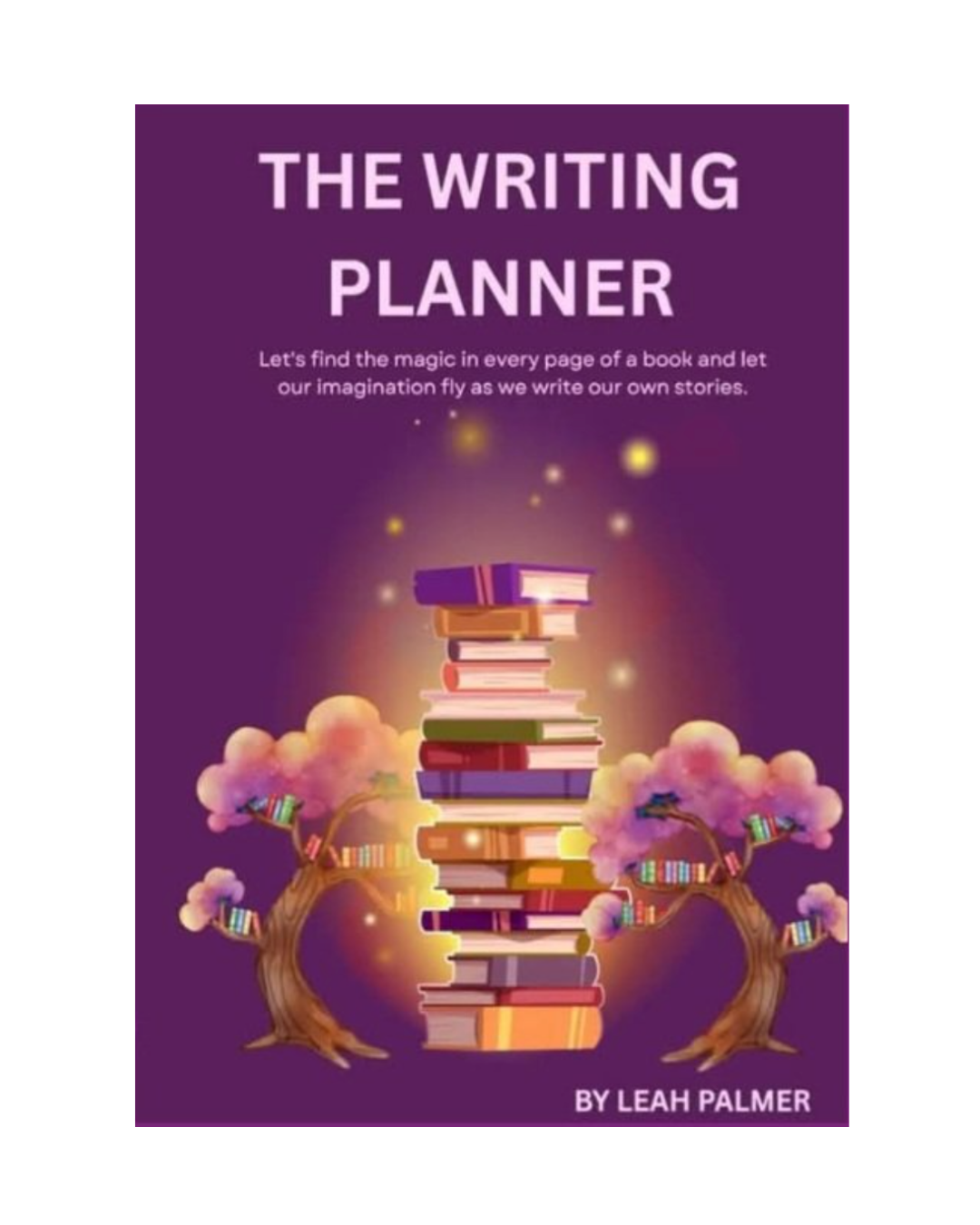 the writing planner in purple by leah palmer